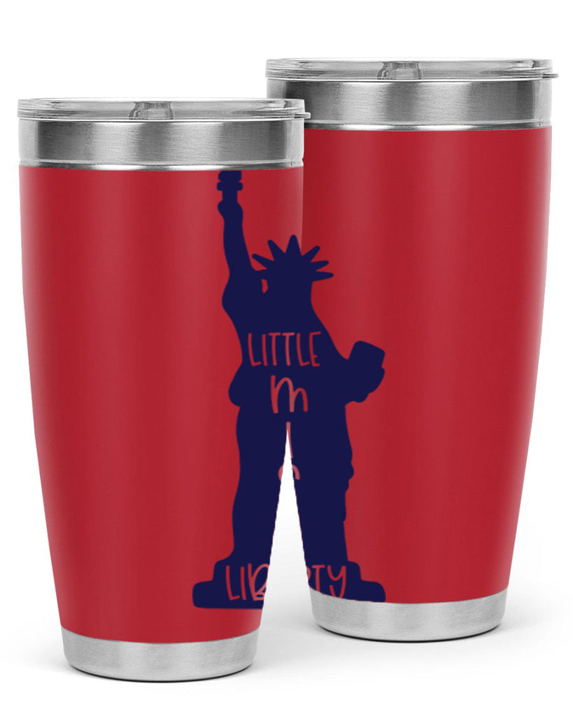 Little Miss Liberty Style 163#- Fourt Of July- Tumbler
