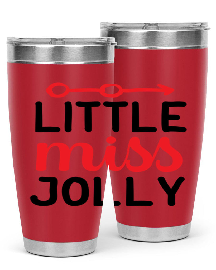 Little miss jolly 306#- winter- Tumbler