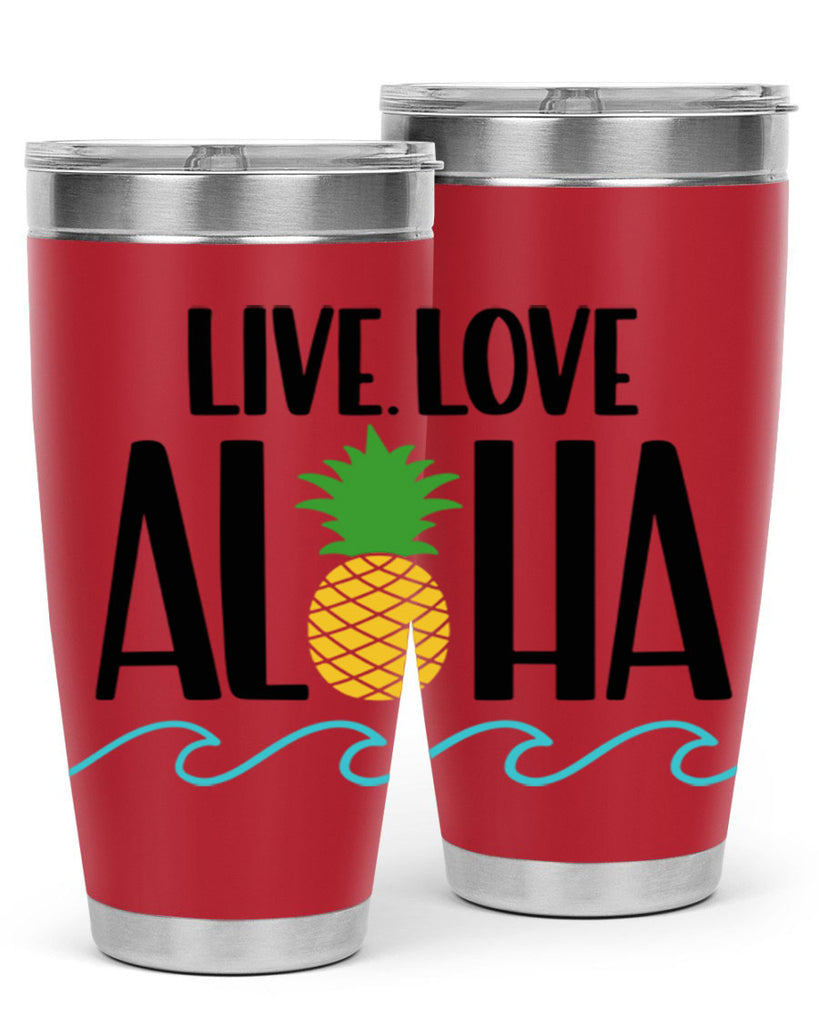 Live Love Aloha Style 30#- summer- Tumbler