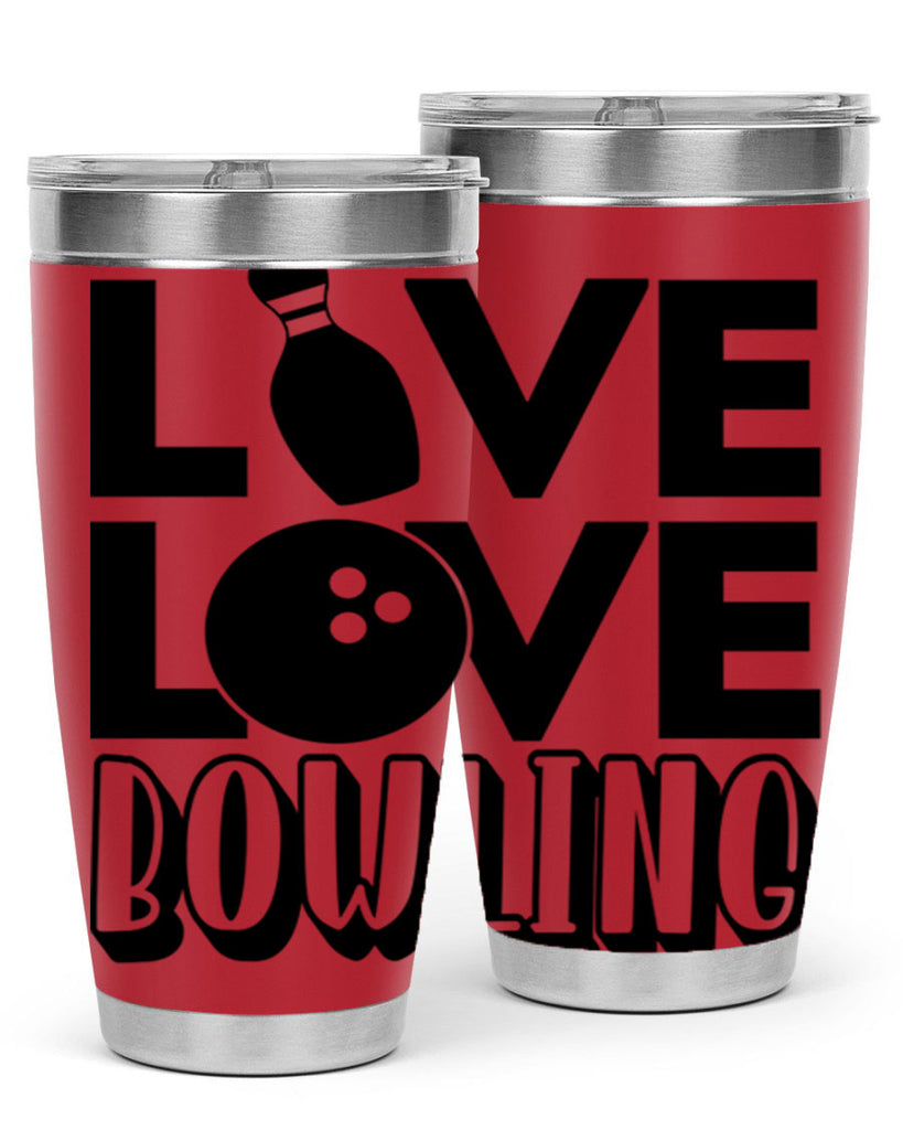 Live Love Bowling 833#- bowlig- Tumbler