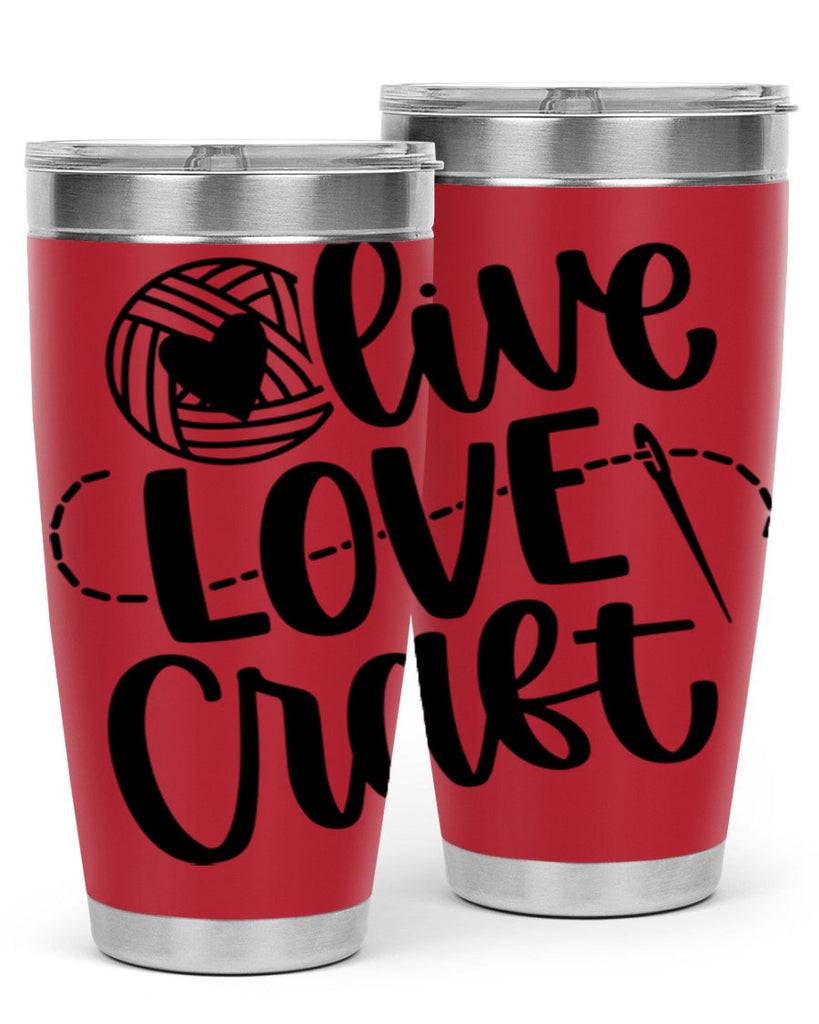 Live Love Craft 15#- crafting- Tumbler