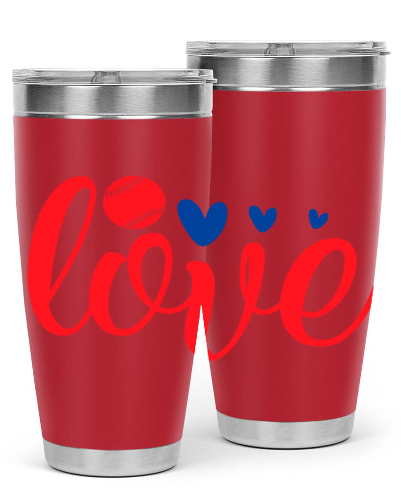 Love 2052#- baseball- Tumbler