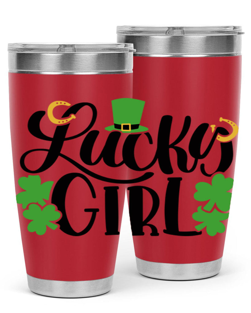 Lucky Girl Style 56#- St Patricks Day- Tumbler