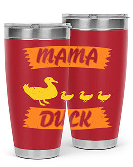 Mama Duck Style 26#- duck- Tumbler