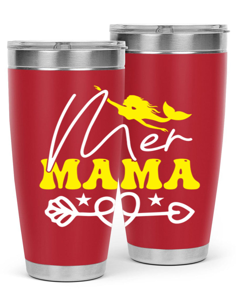 Mer Mama 332#- mermaid- Tumbler