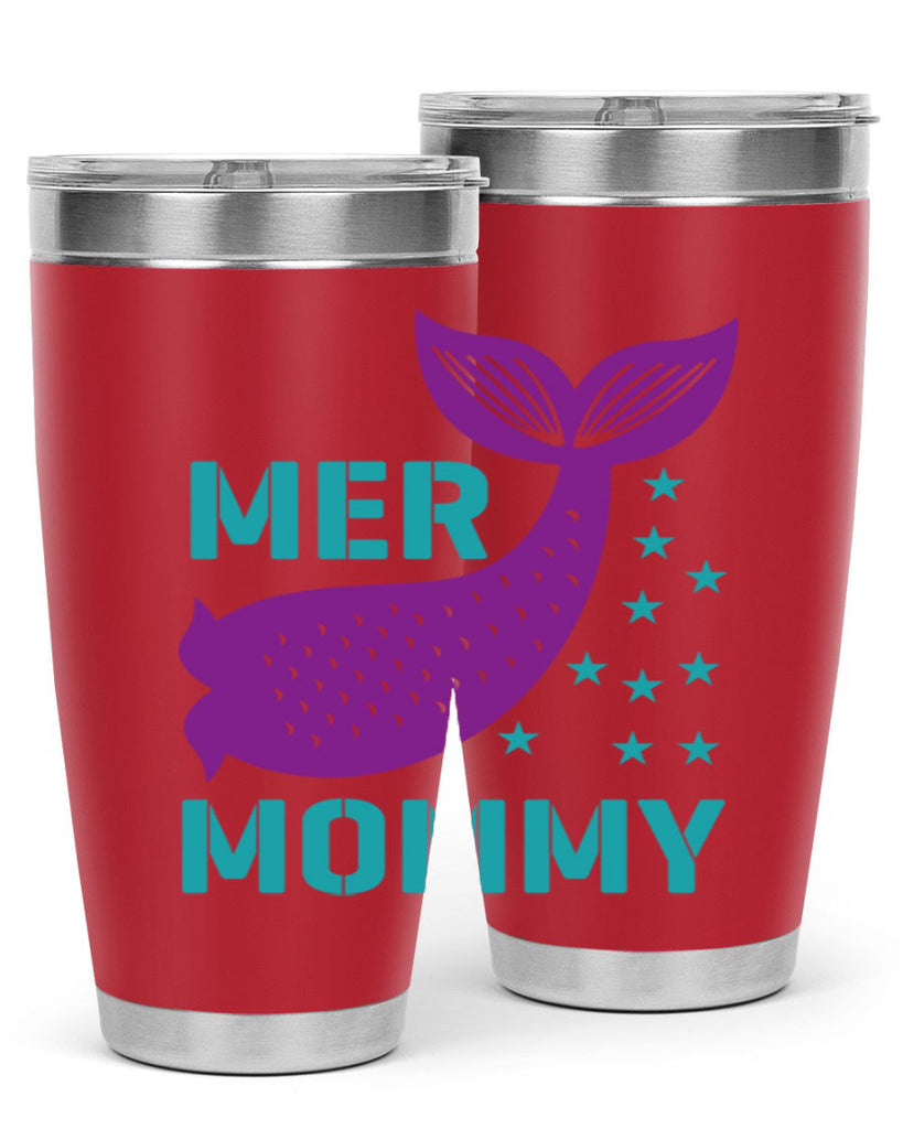 Mer Mommy 342#- mermaid- Tumbler