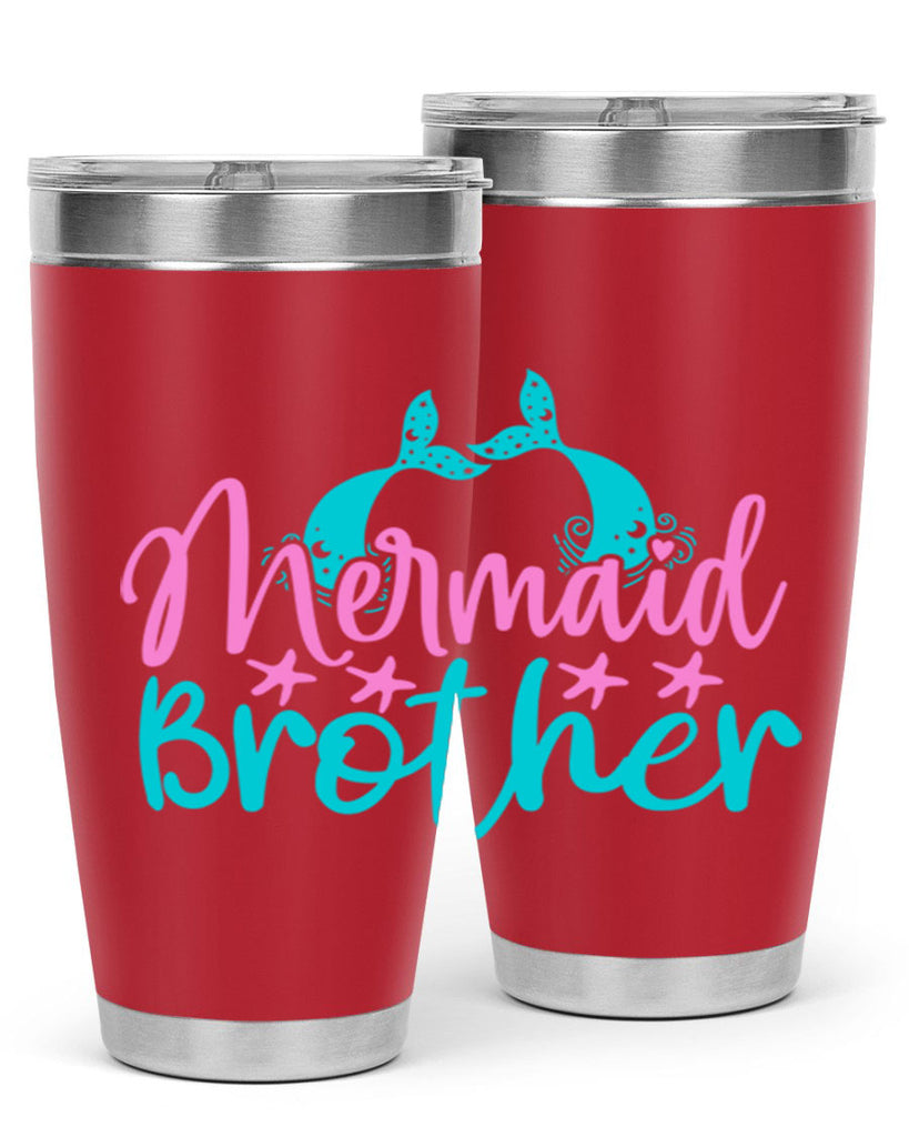 Mermaid Brother 354#- mermaid- Tumbler