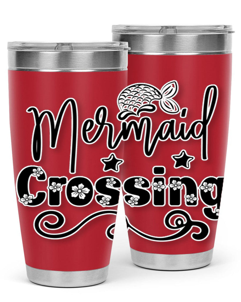 Mermaid Crossing 400#- mermaid- Tumbler
