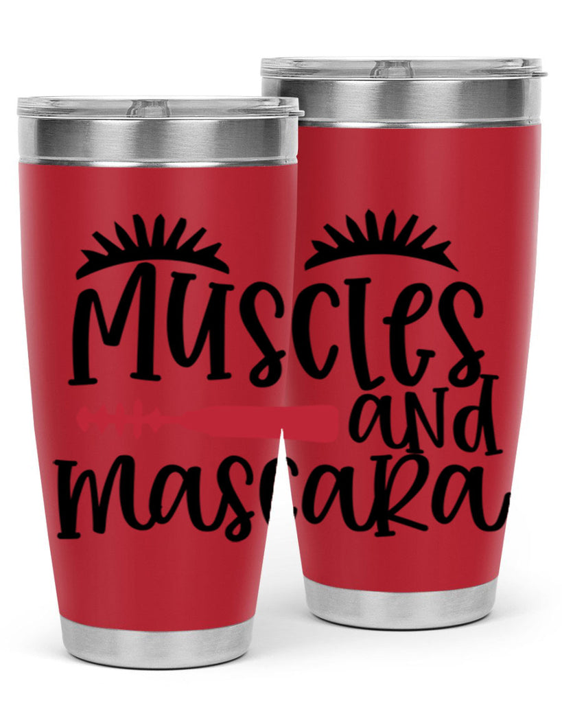 Muscles and mascara design Style 221#- make up- Tumbler