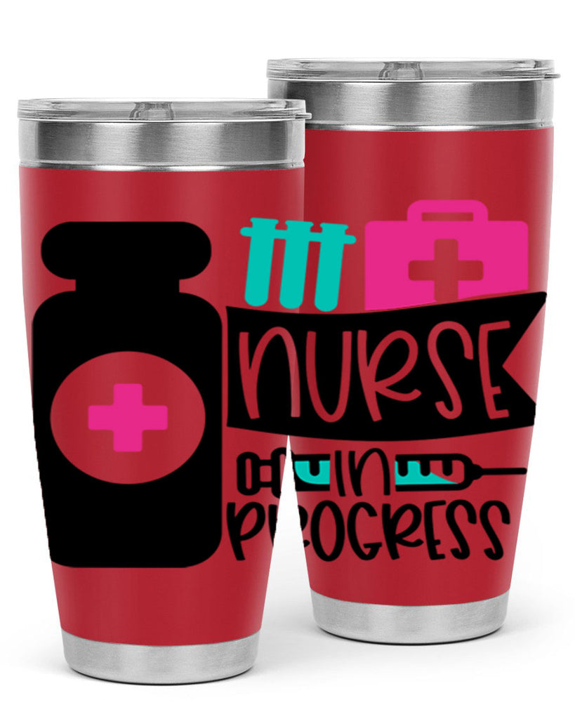 Nurse In Progress Style Style 111#- nurse- tumbler