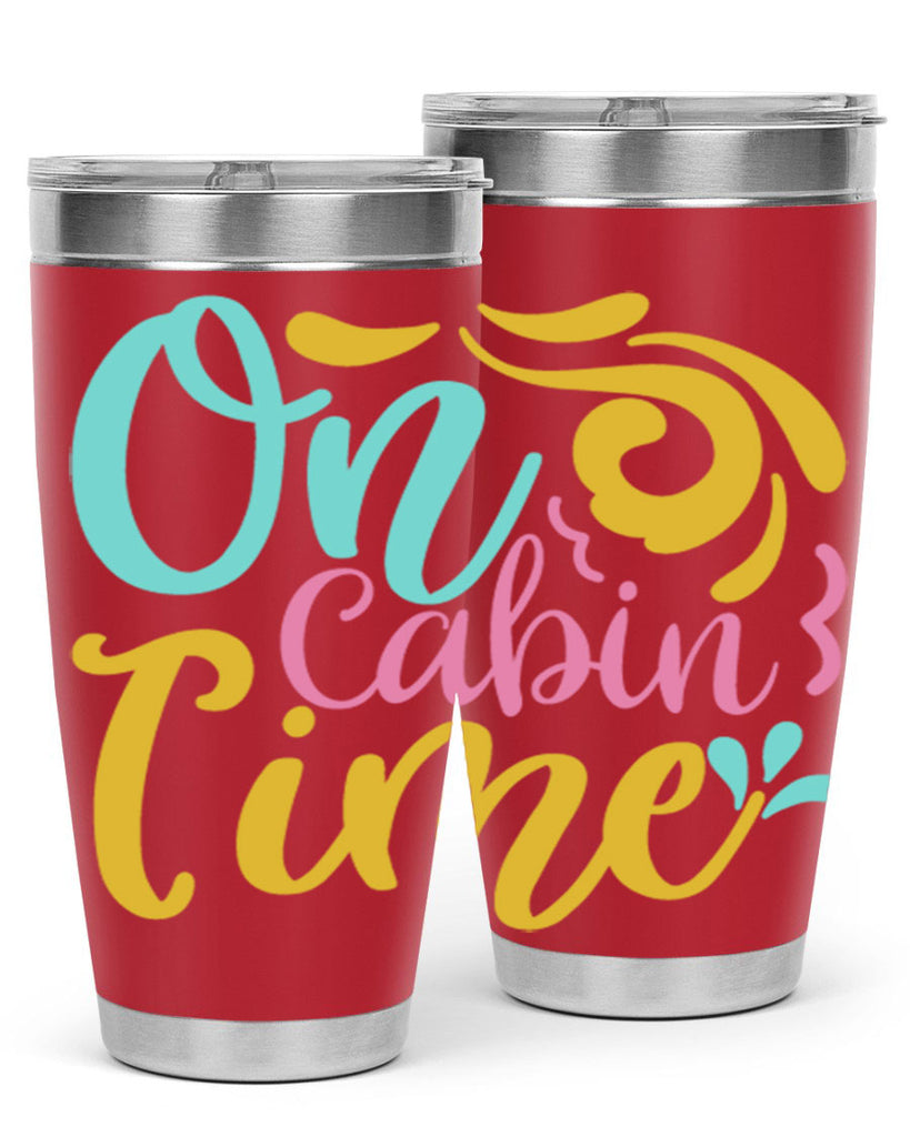 ON CABIN TIME Style 59#- summer- Tumbler