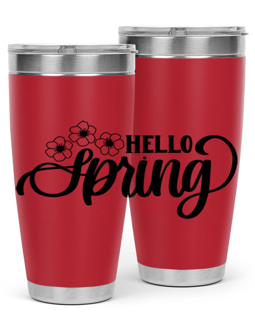 PNG_Hello Spring393#- spring- Tumbler