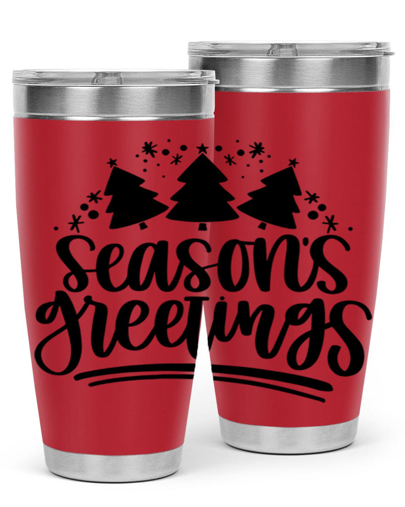 Seasons Greetings345#- winter- Tumbler