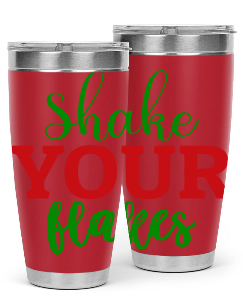 Shake Your Flakes 355#- winter- Tumbler