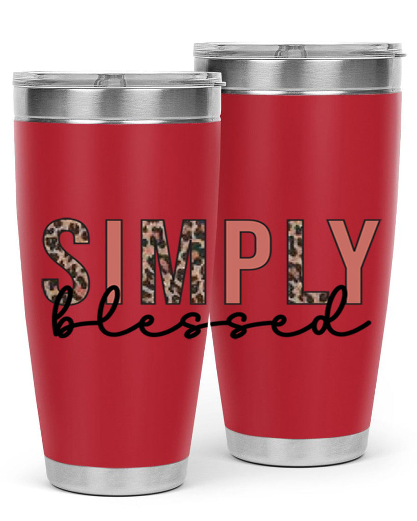 Simply blessed 575#- fall- Tumbler