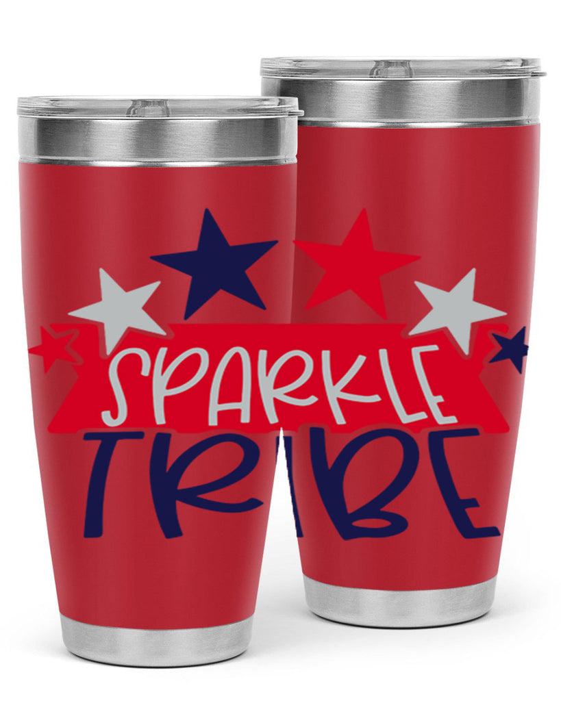 Sparkle Tribe Style 172#- Fourt Of July- Tumbler
