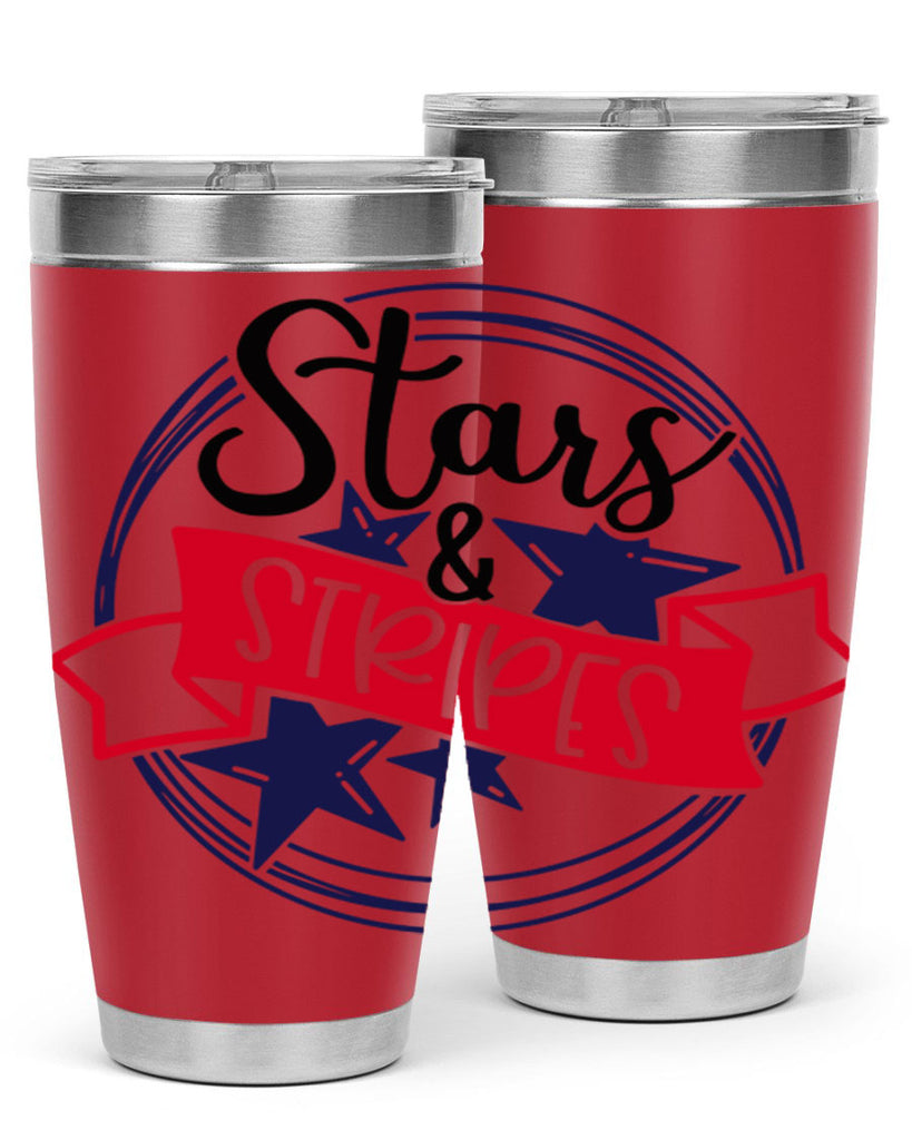 Stars StripeS Style 174#- Fourt Of July- Tumbler