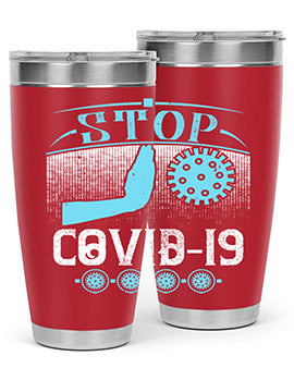 Stop covid Style 22#- corona virus- Tumbler