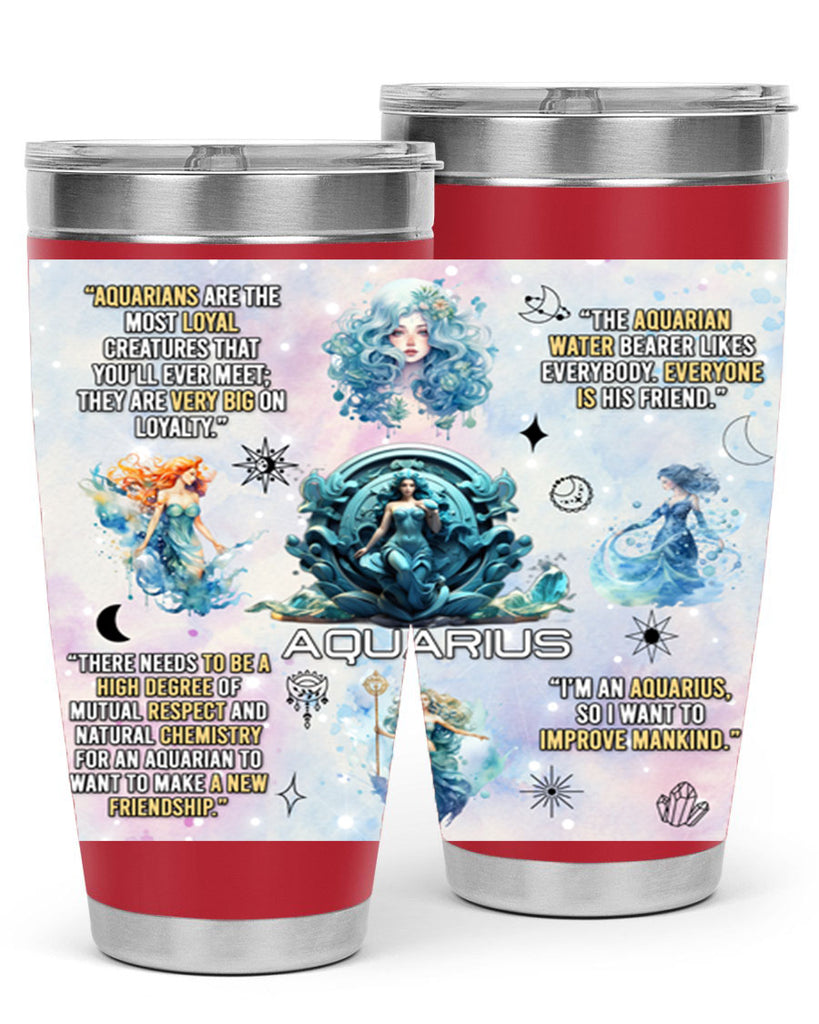 StraightAquarius 468#- zodiac- Tumbler