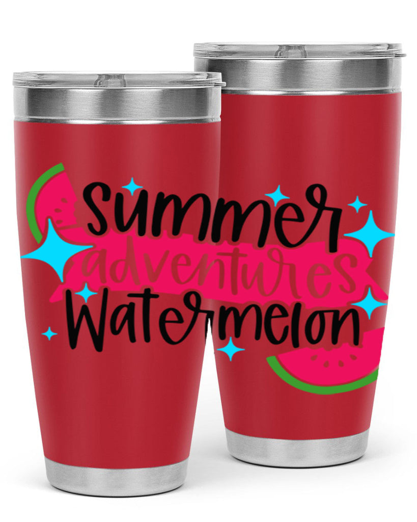 Summer Adventures Watermelon Style 23#- summer- Tumbler