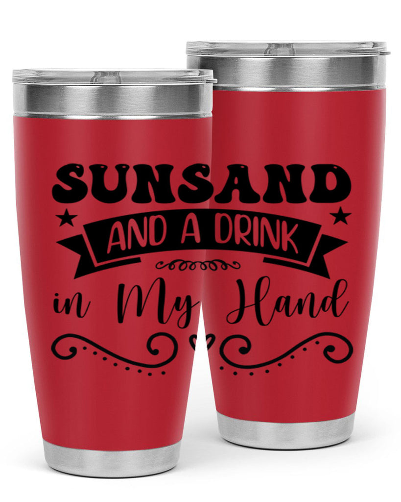 Sunsandandadrinkin 484#- zodiac- Tumbler