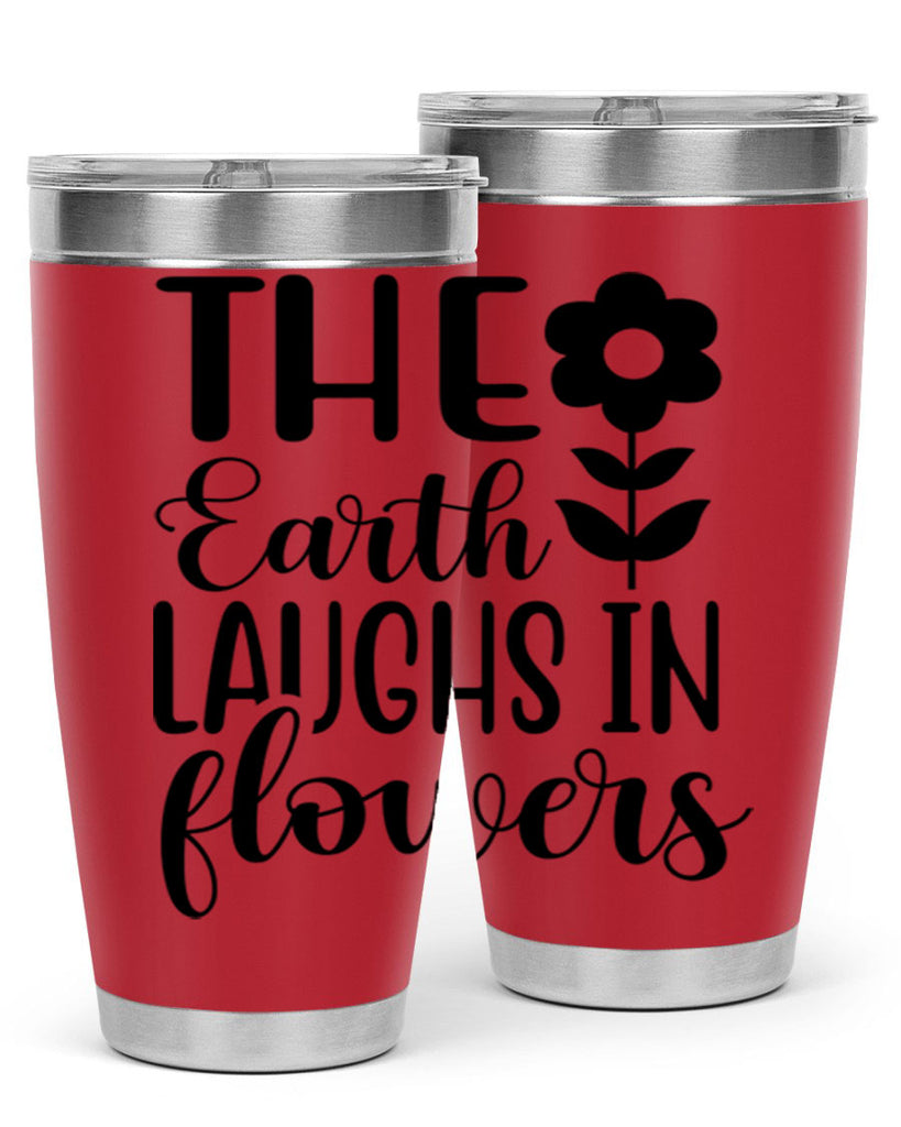 The earth laughs in flowers 548#- spring- Tumbler