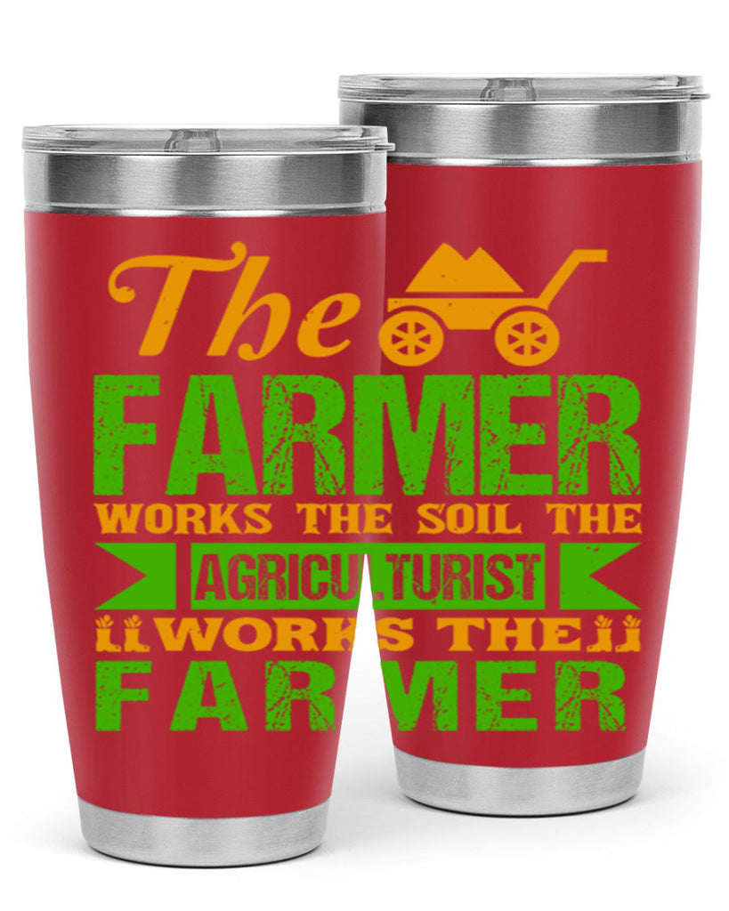 The farmers work the soil 33#- farming and gardening- Tumbler