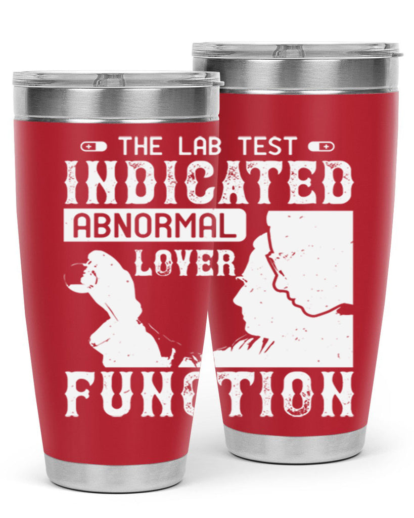 The lab test indicated abnormal lover function Style 22#- medical- tumbler