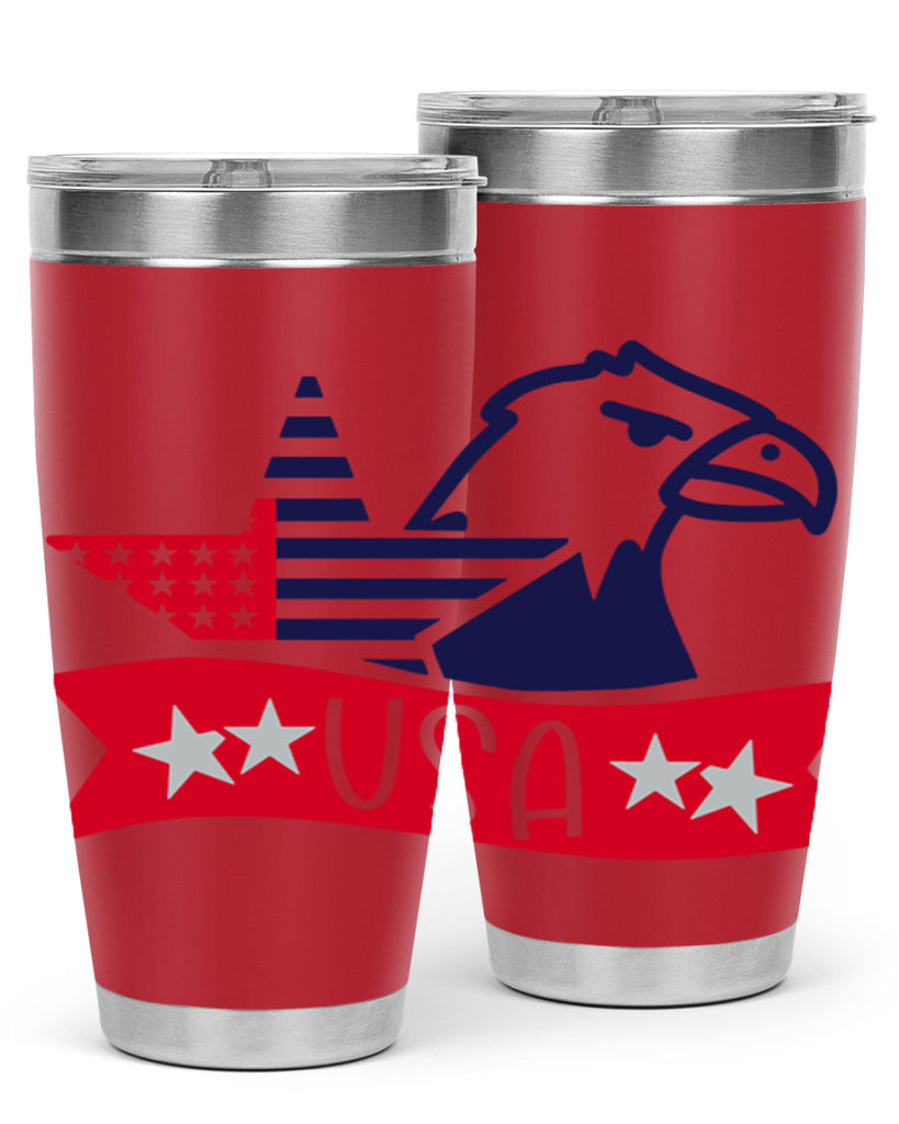 USA Style 182#- Fourt Of July- Tumbler