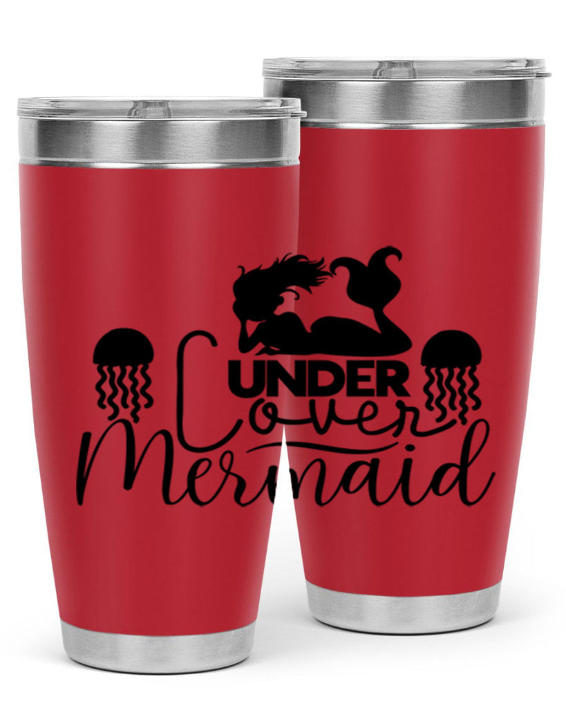 Under Cover Mermaid 642#- mermaid- Tumbler