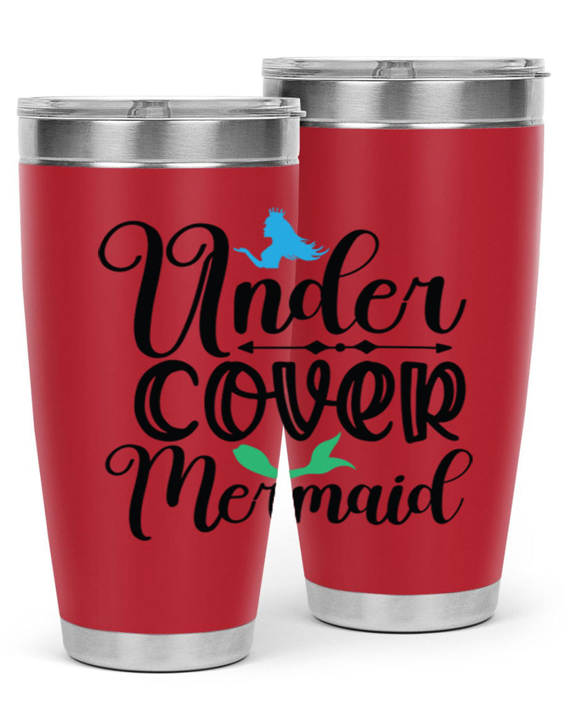 Under Cover Mermaid 651#- mermaid- Tumbler