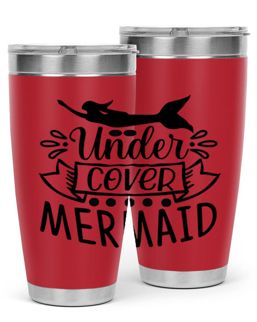 Under cover mermaid 645#- mermaid- Tumbler