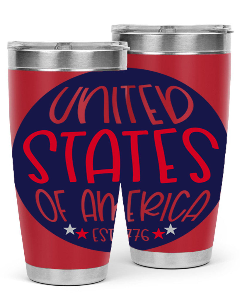 United States Of America Est Style 176#- Fourt Of July- Tumbler