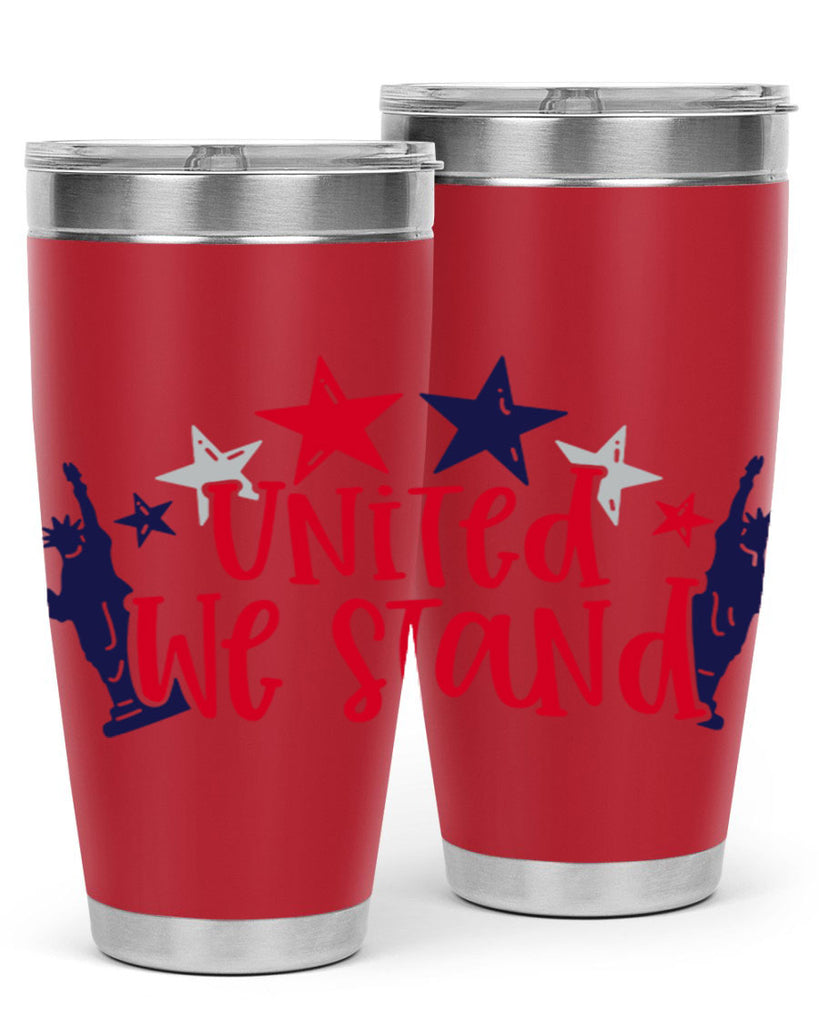 United We Stand Style 179#- Fourt Of July- Tumbler