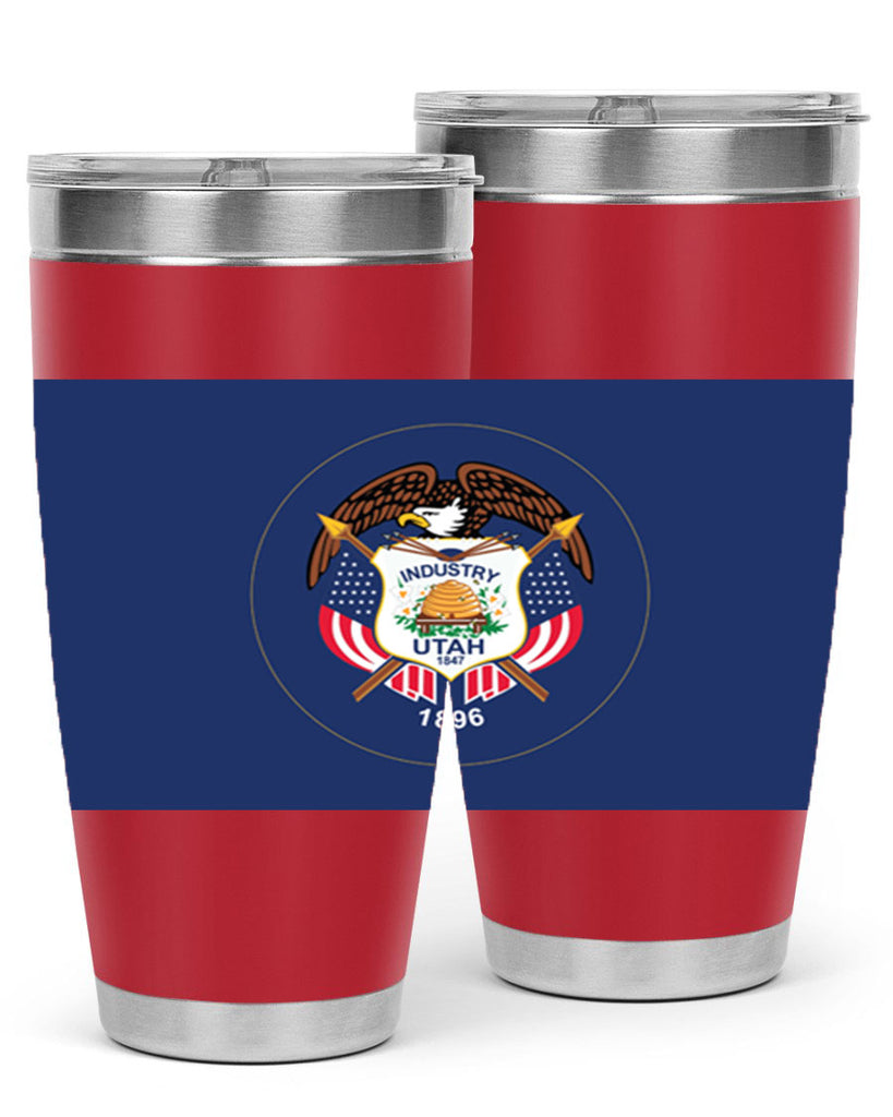 Utah 8#- Us Flags- Tumbler