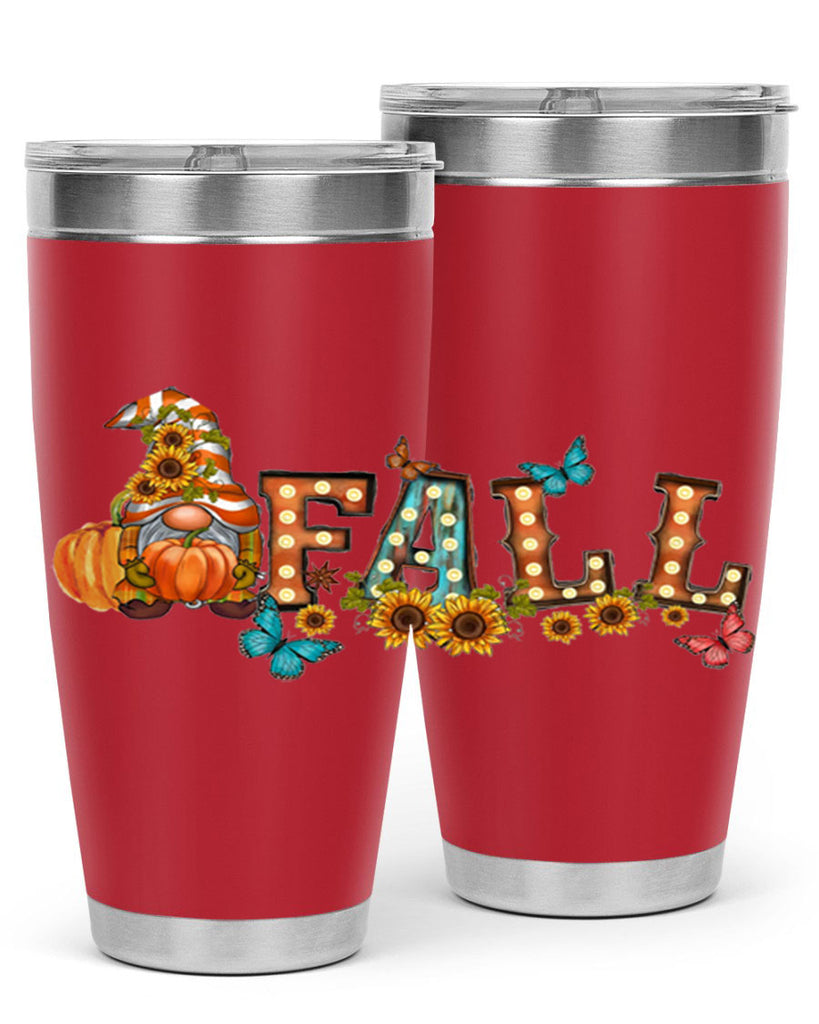 VintageFallGnome 626#- fall- Tumbler