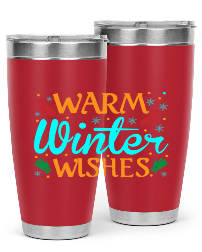 Warm Winter Wishes 465#- winter- Tumbler