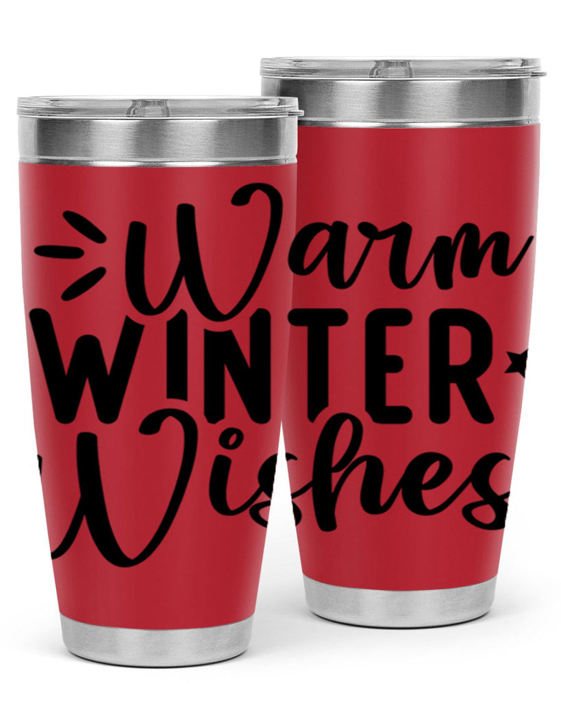 Warm Winter Wishes459#- winter- Tumbler