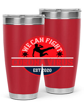 We Can Fight Corona Virus Est Style 11#- corona virus- Tumbler