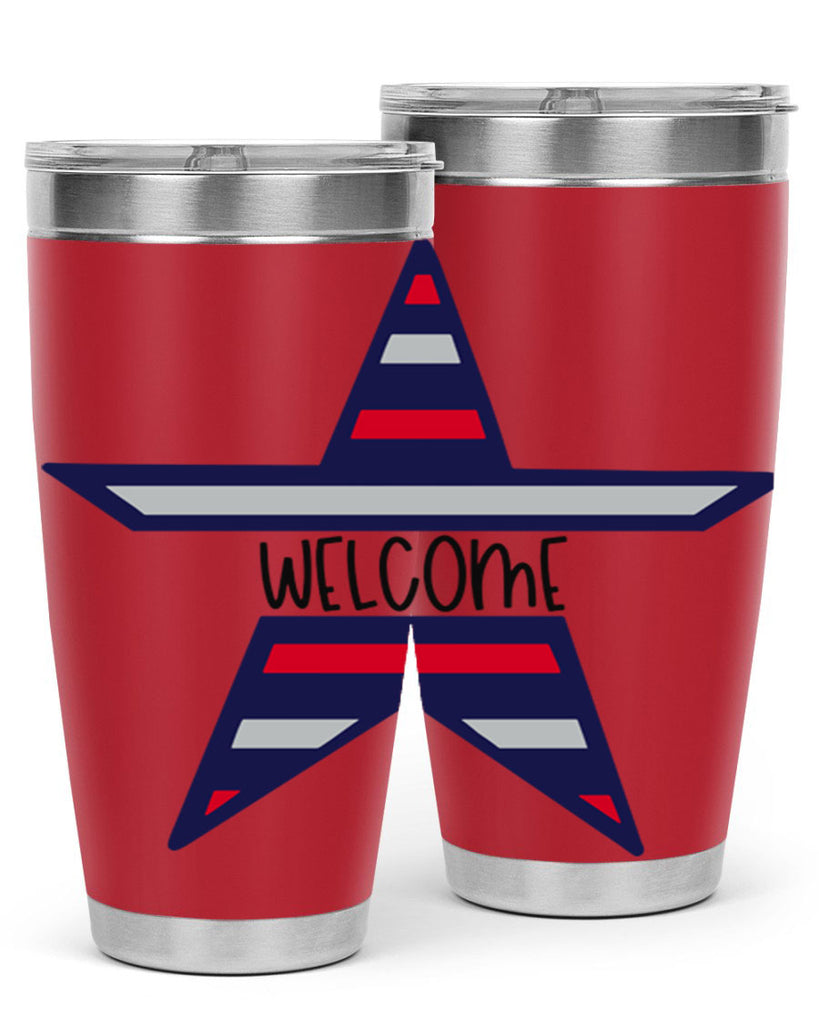 Welcome Style 186#- Fourt Of July- Tumbler