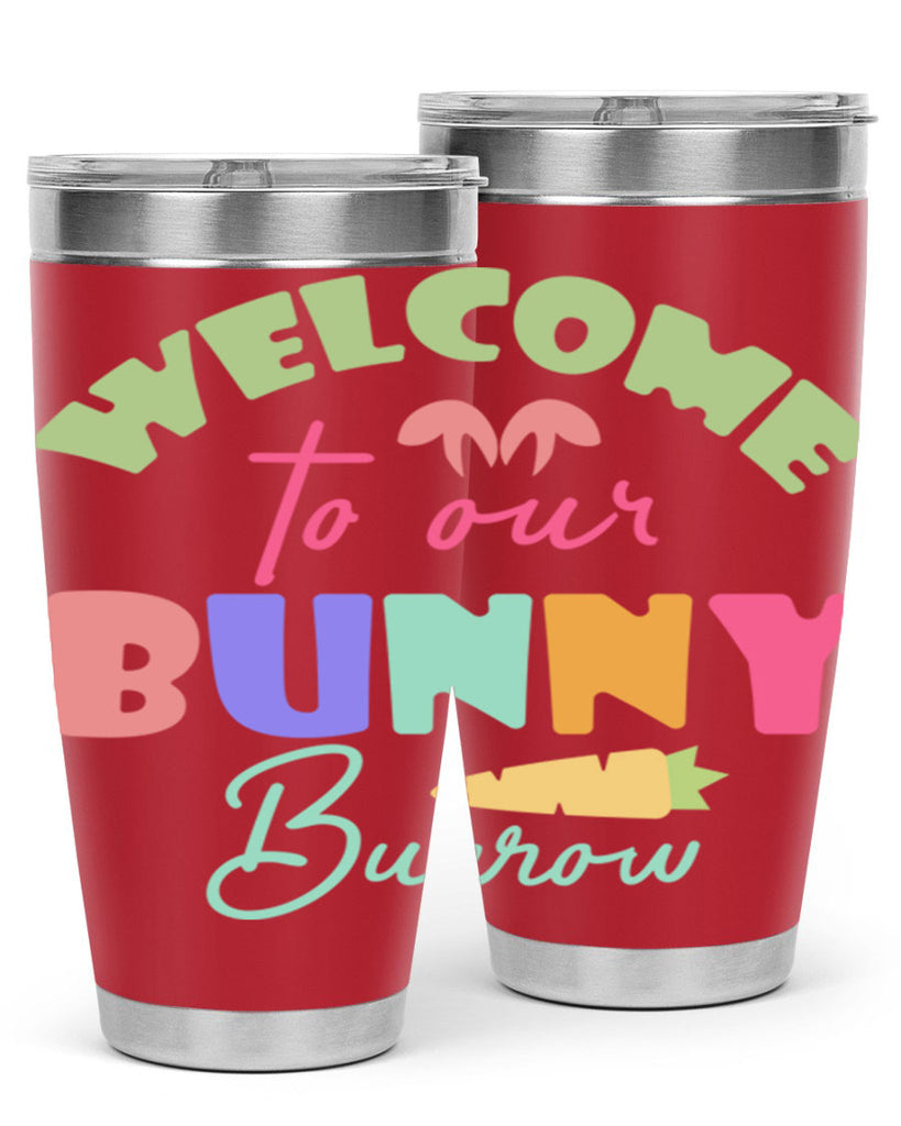 Welcome to our bunny burrow588#- spring- Tumbler