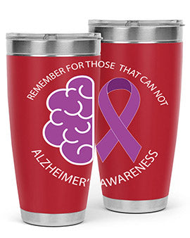alzheimers awareness style 40#- alzheimers- Tumbler