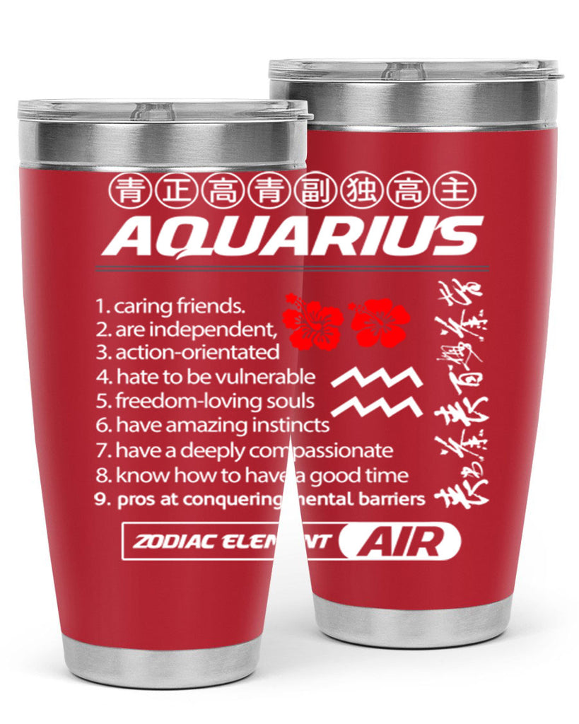 aquarius 85#- zodiac- Tumbler