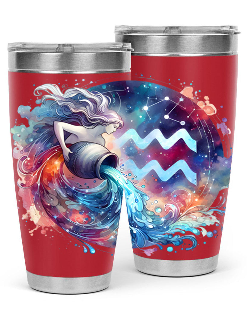 aquarius 90#- zodiac- Tumbler