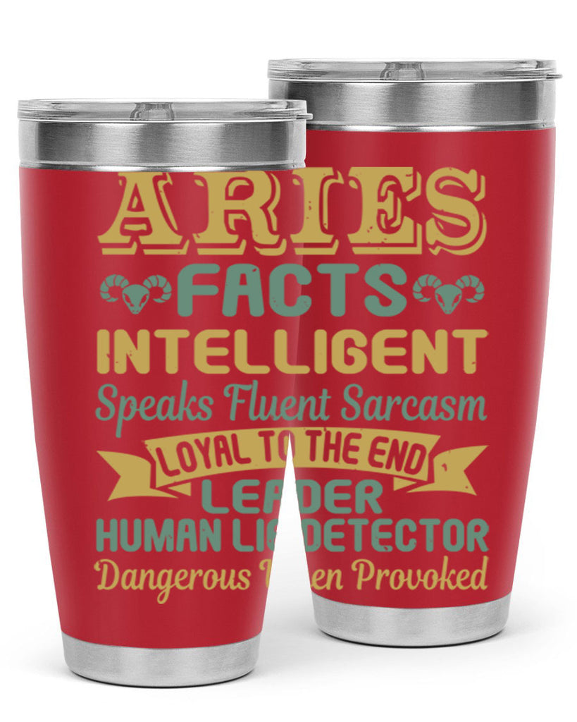 aries 123#- zodiac- Tumbler