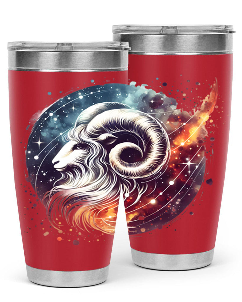 aries 124#- zodiac- Tumbler