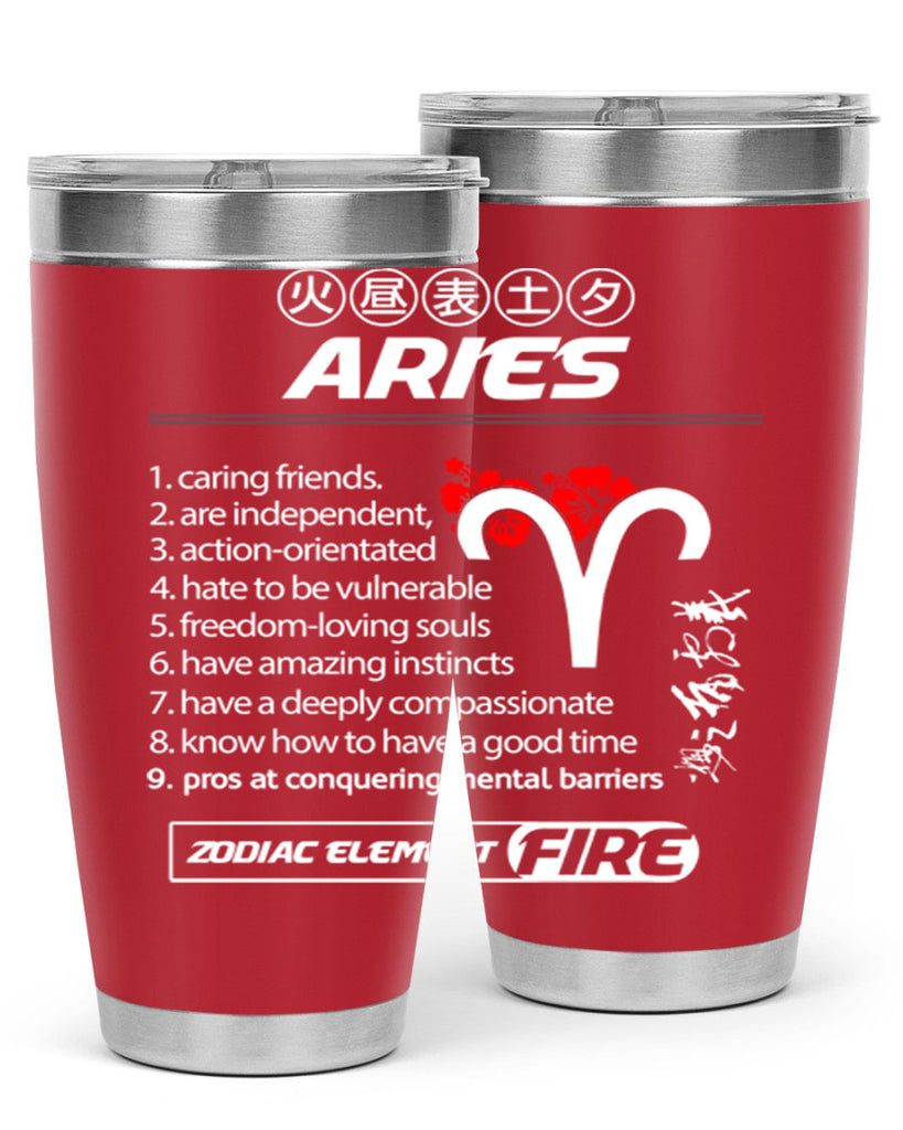aries 137#- zodiac- Tumbler