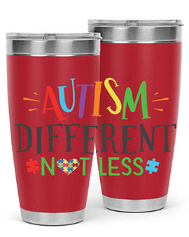 autism different not less Style 5#- autism- Tumbler