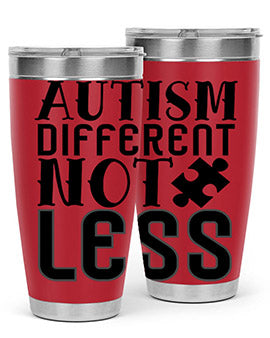 autism different not less Style 6#- autism- Tumbler