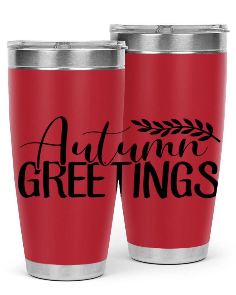 autumn greetings 13#- fall- Tumbler